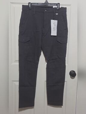 charcoal gray projek raw cargo pants